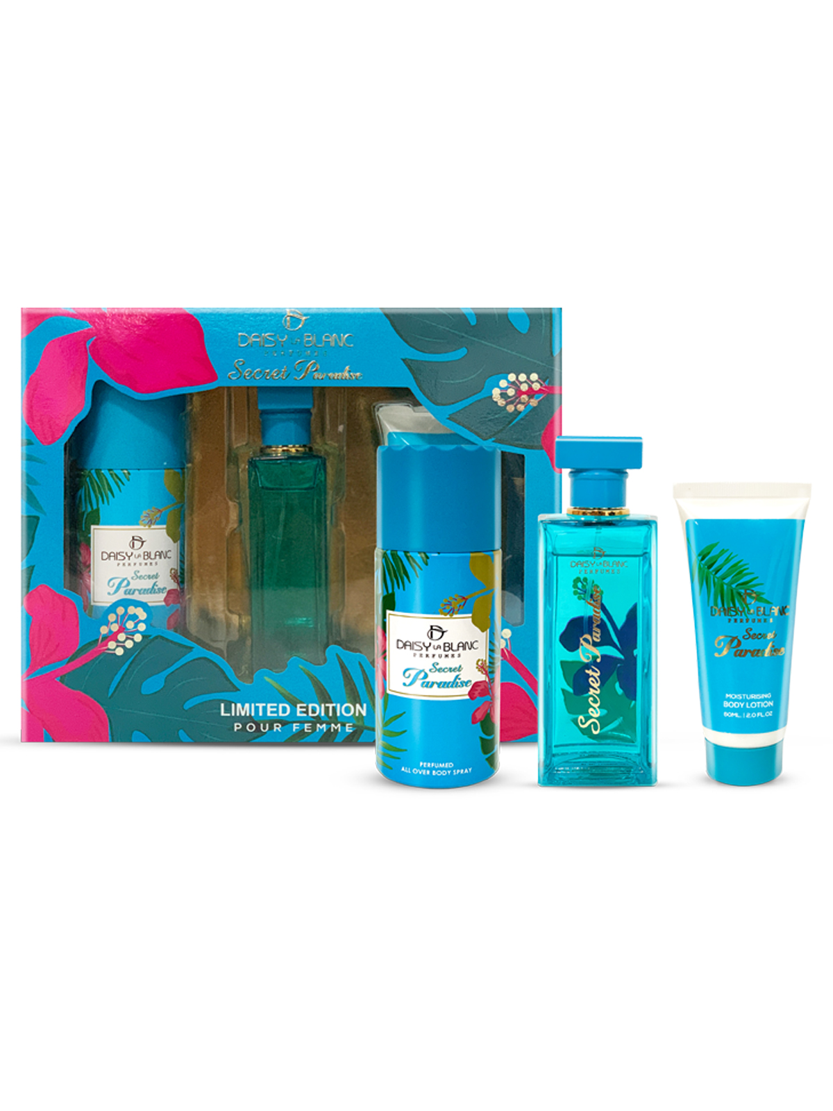 Daisy La Blanc Secret Paradise Limited Edition Pour Femme For Women Eau De Parfum  Set
