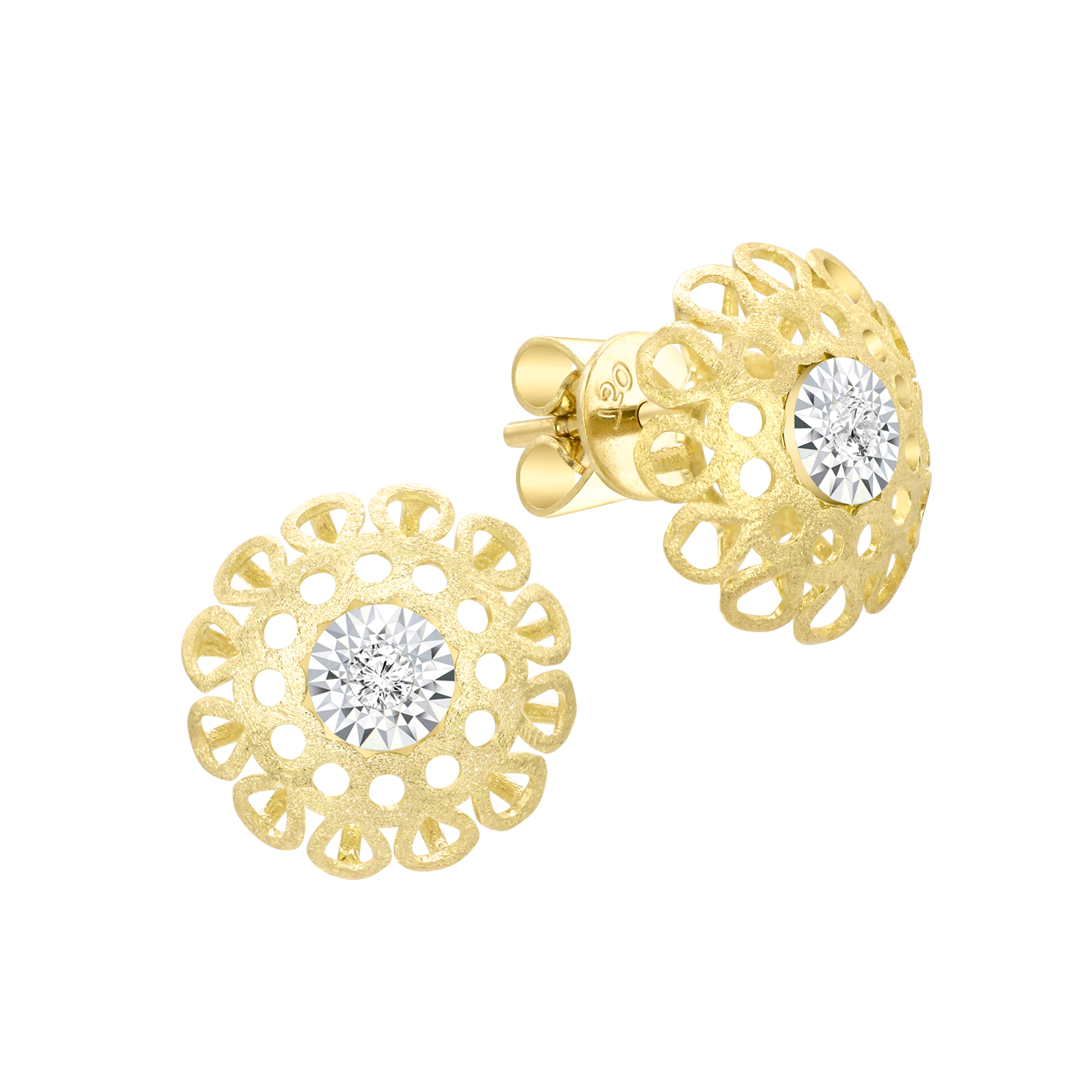 Diamond Earrings-M00286