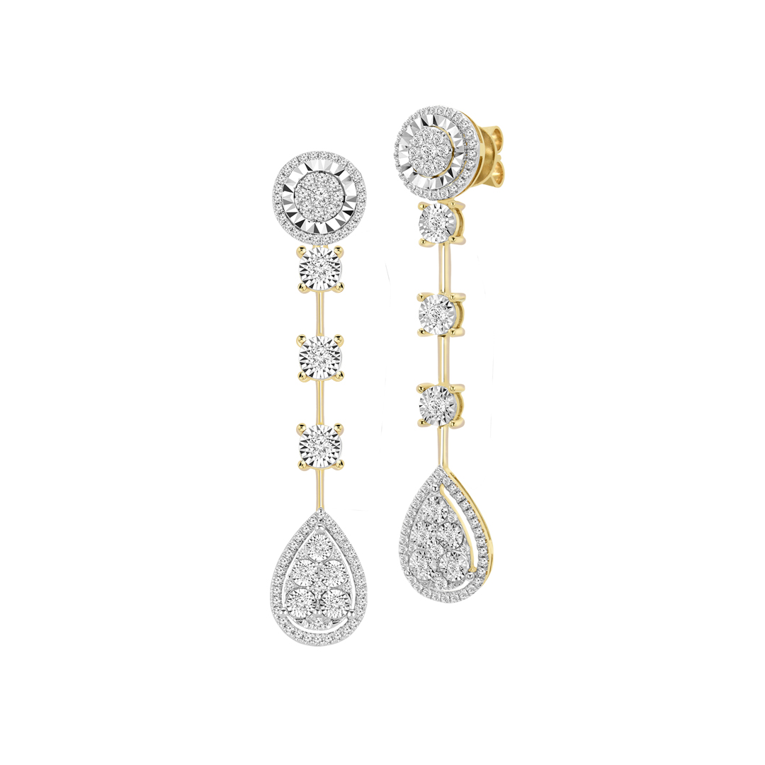 Diamond Earrings-O03261