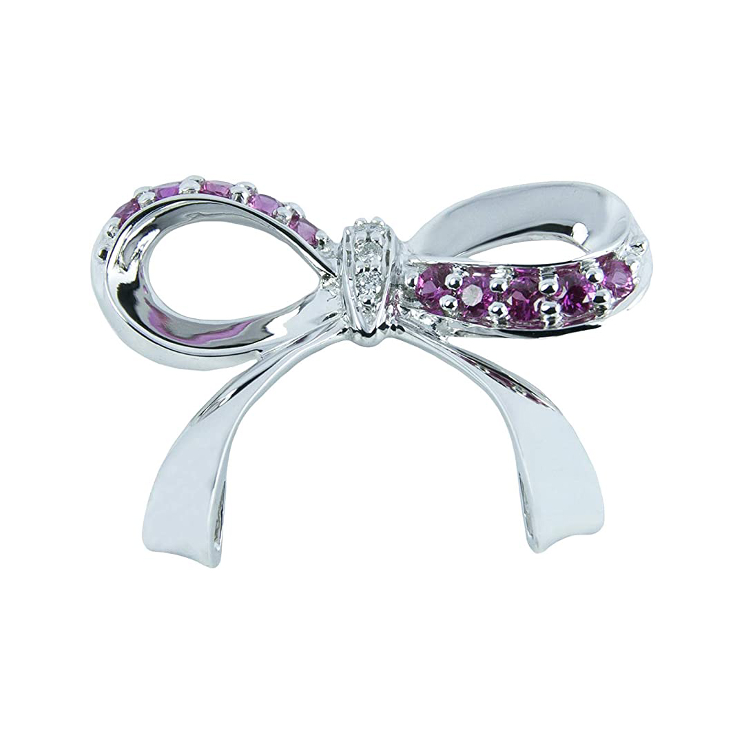 Diamond and Pink Sapphire Pendant_151059