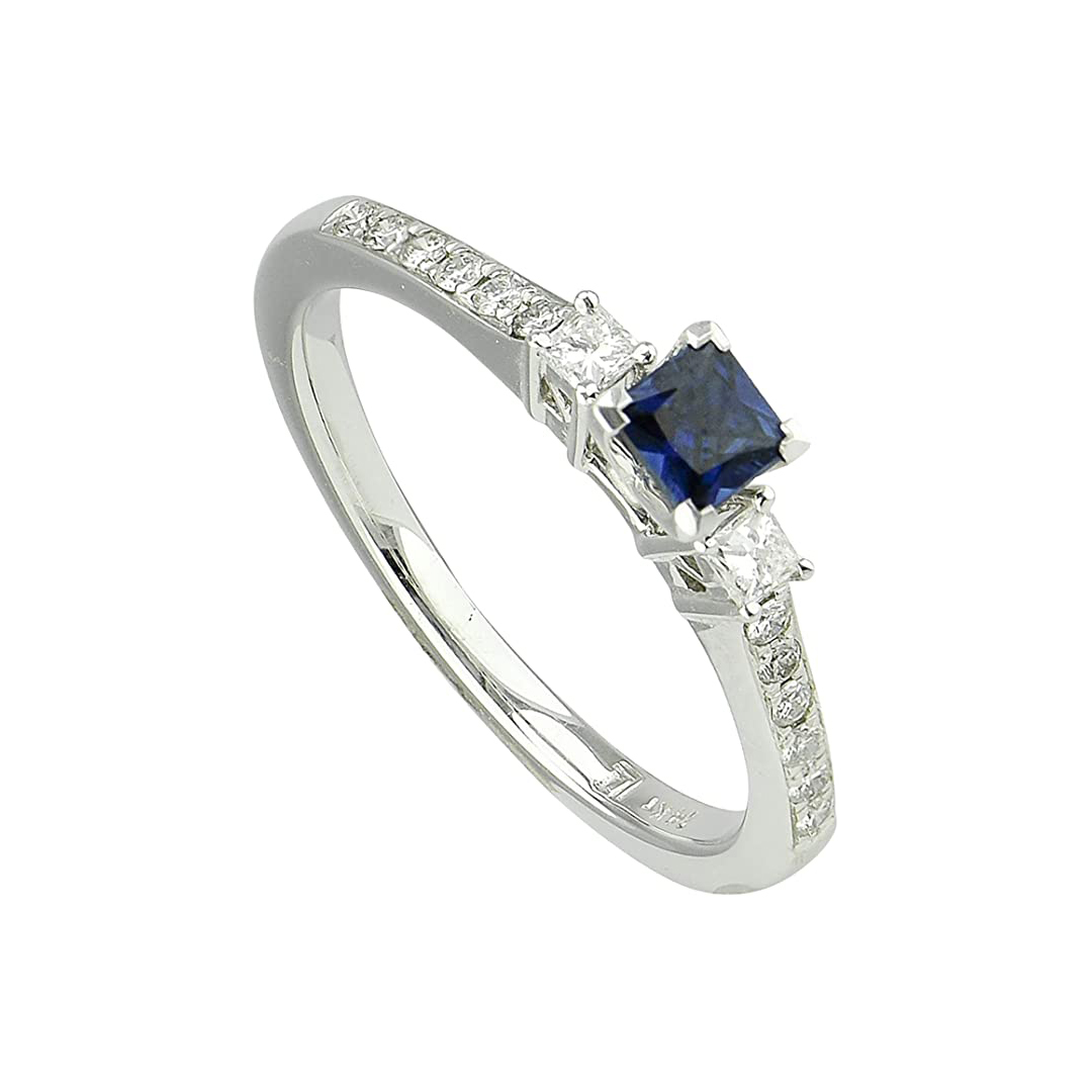 Diamond and Sapphire Ring_166543