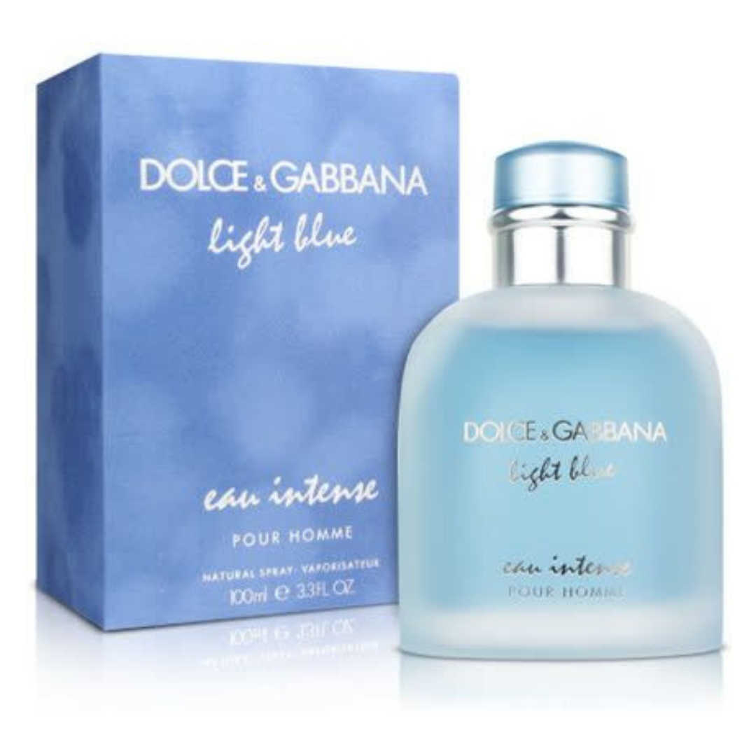 Dolce&Gabbana Light Blue Eau Intense Pour Homme For Men Eau De Parfum
