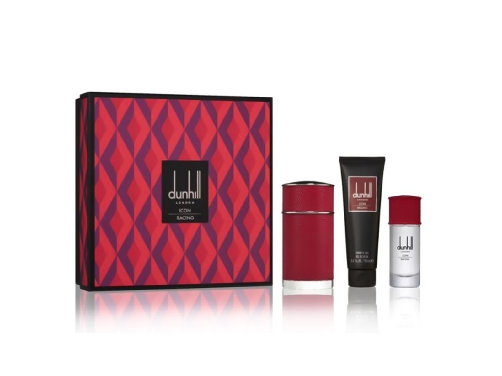Dunhill London Icon Racing Red Eau De Parfum  Set For Men