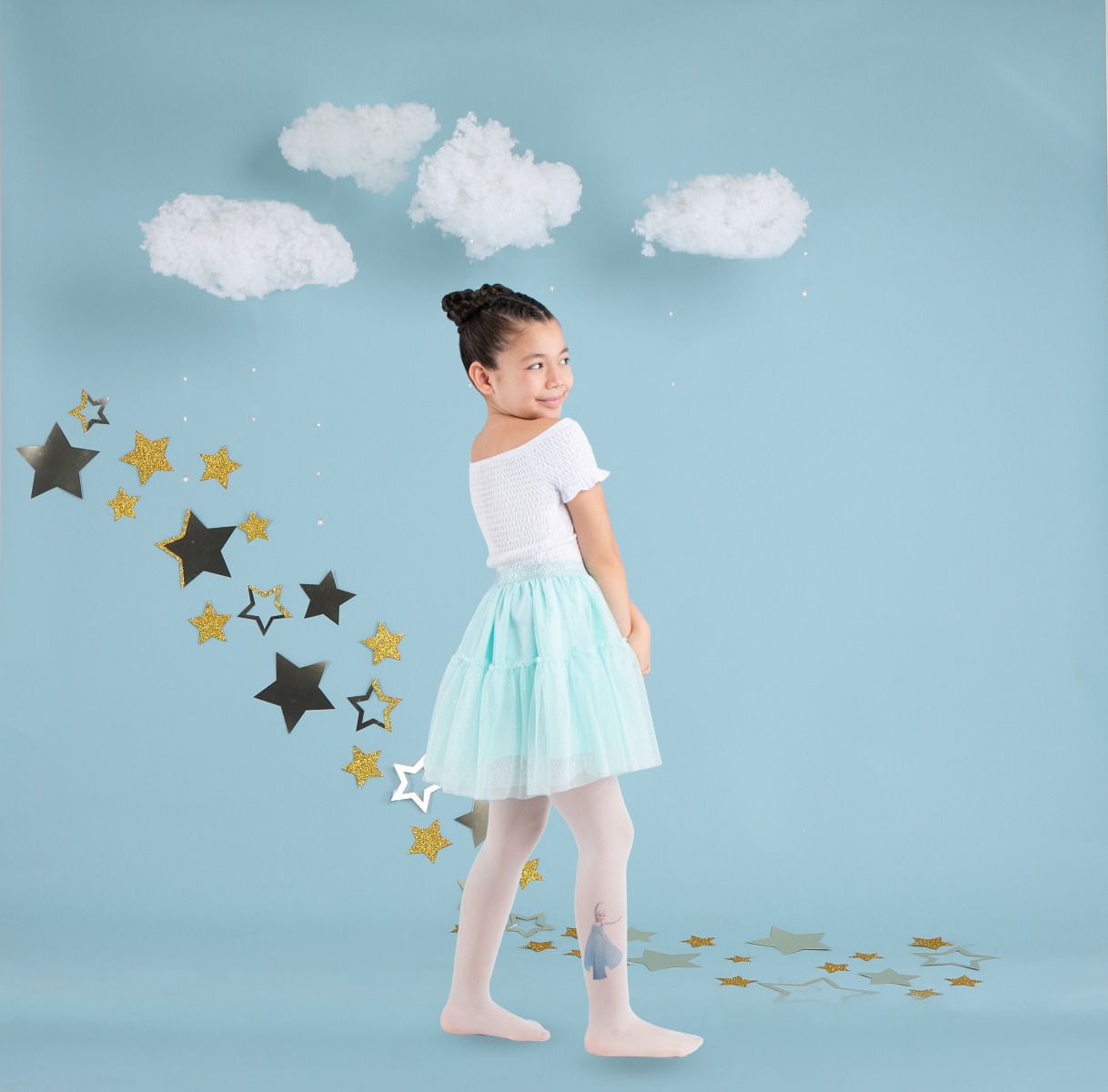 Elsa Girls Tight Cream