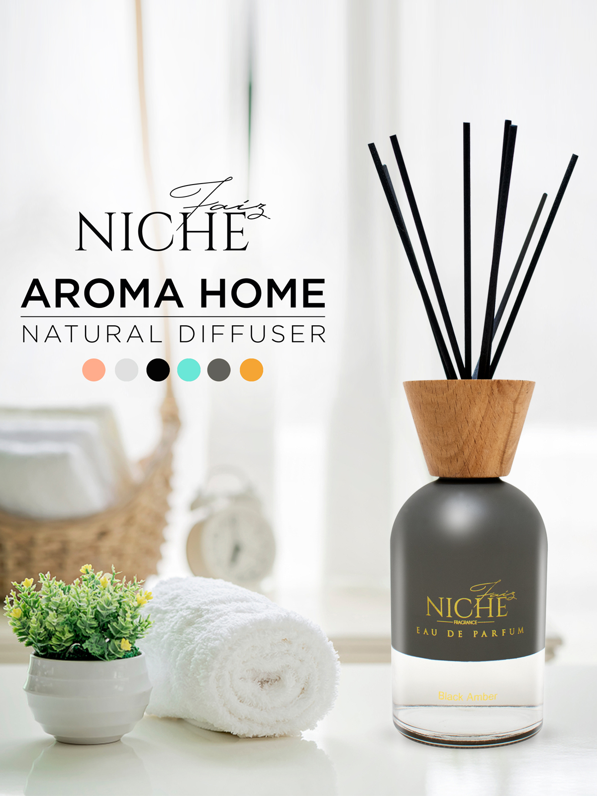 Faiz Niche Natural Homme Diffuser Black Amber