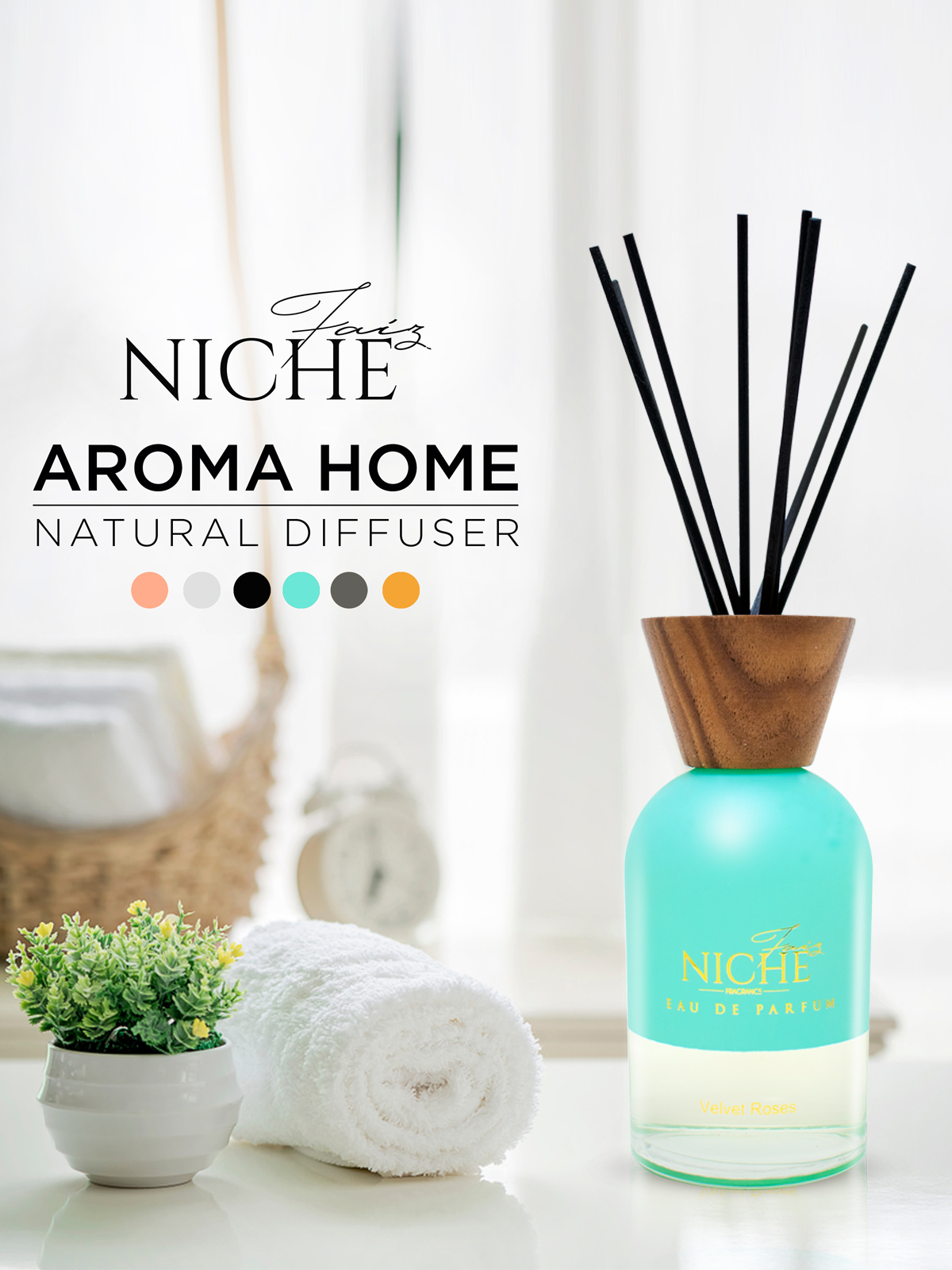 Faiz Niche Natural Homme Diffuser Velvet Roses