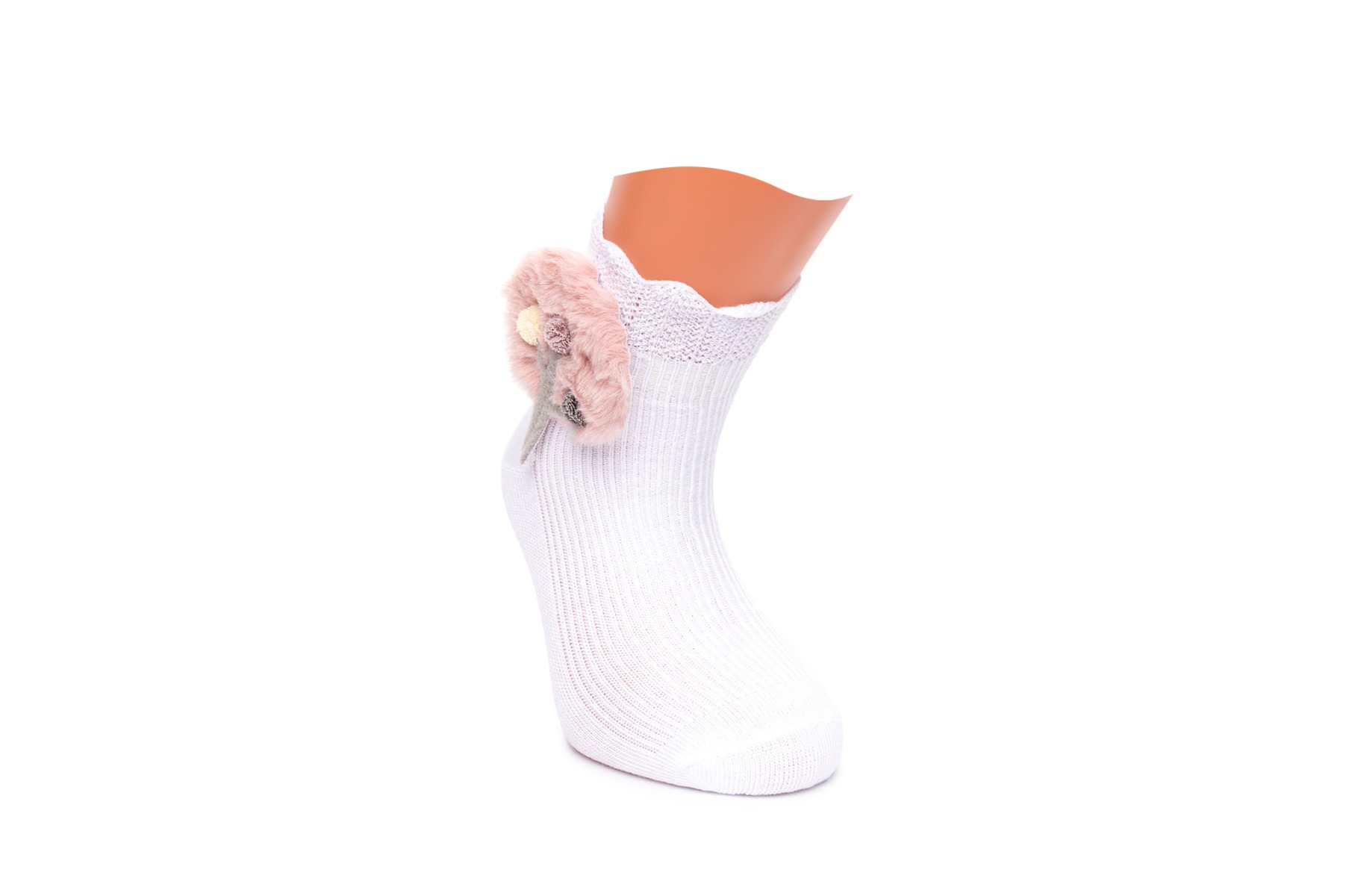 GIRL SOCKS KS125 C:WHITE S:2 / GIRL SOCKS KS125 C:WHITE S:2