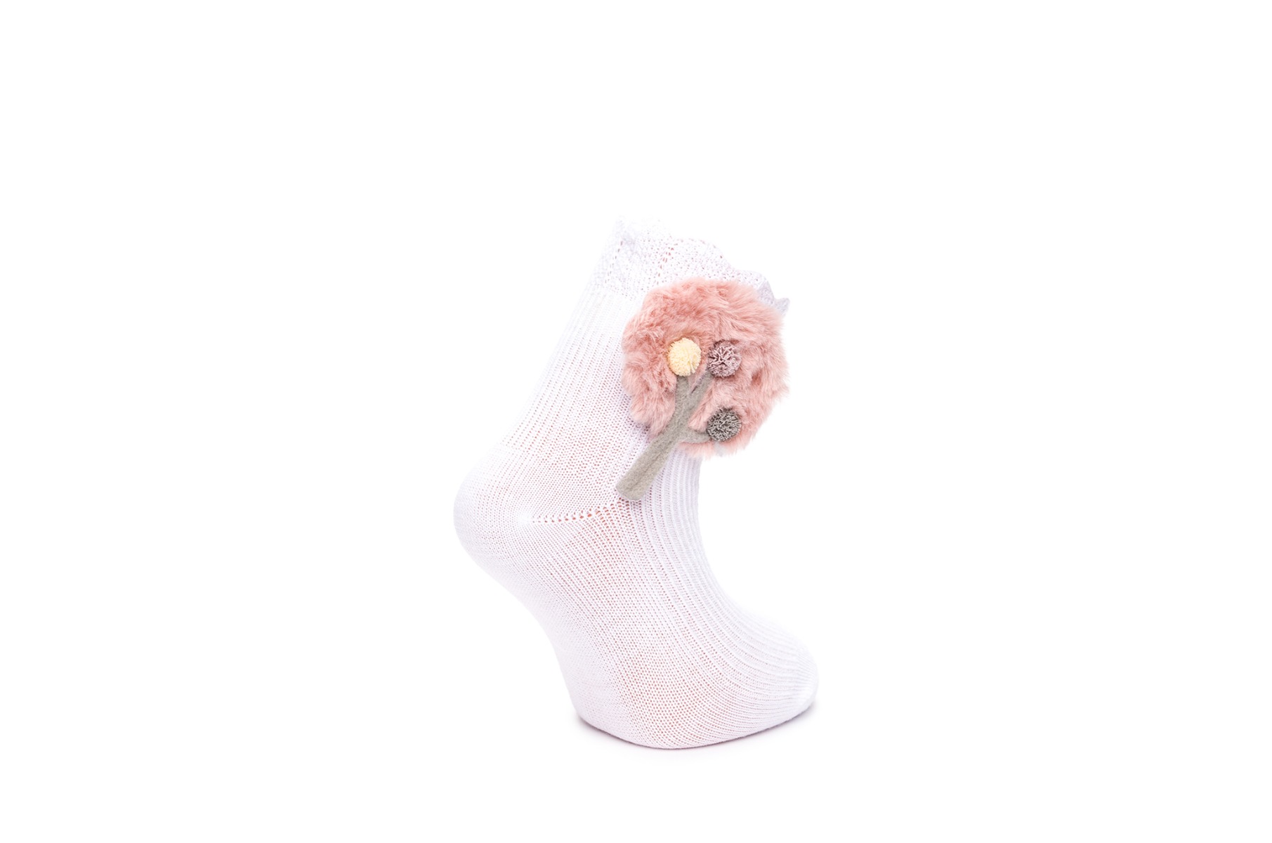 GIRL SOCKS KS125 C:WHITE S:2 / GIRL SOCKS KS125 C:WHITE S:2