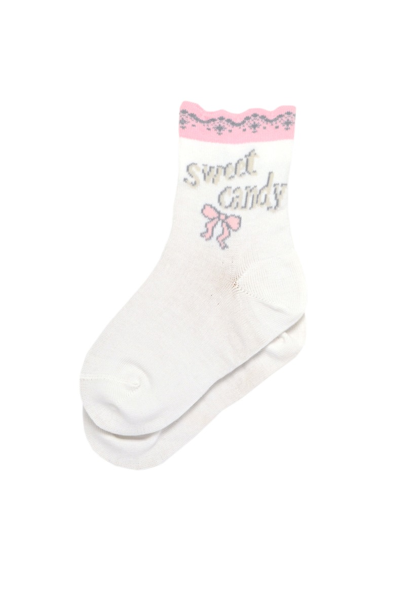 Girl"s 11929 Short Sock Cream