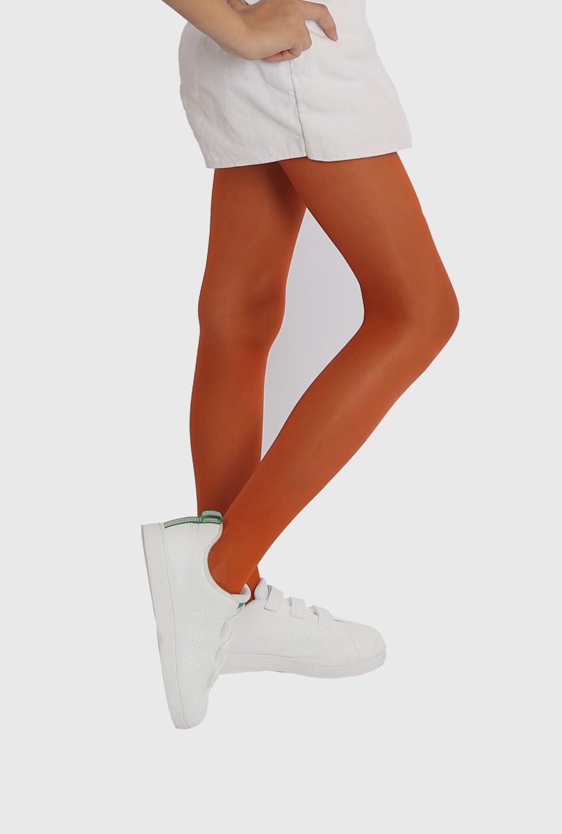 Girl"s 20 Denier Tight D.Orange