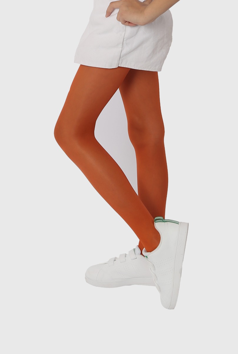 Girl"s 20 Denier Tight D.Orange