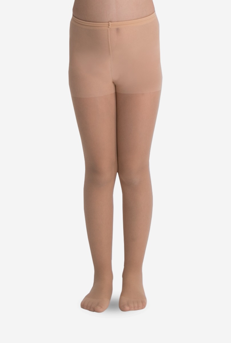 Girl"s 20 Denier Tight Sand