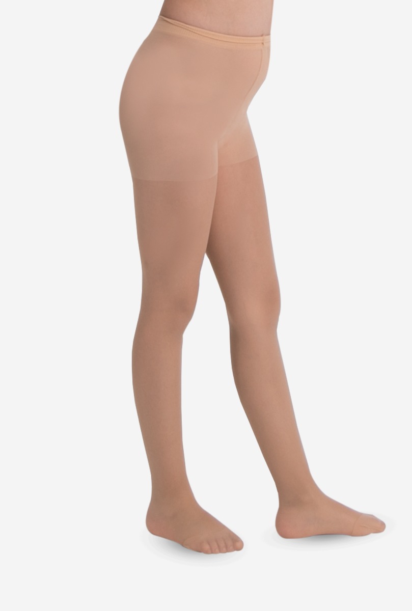 Girl"s 20 Denier Tight Sand