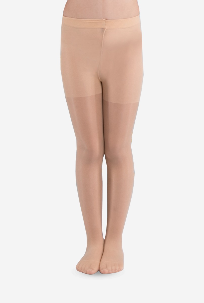 Girl"s 20 Denier Tight Sand