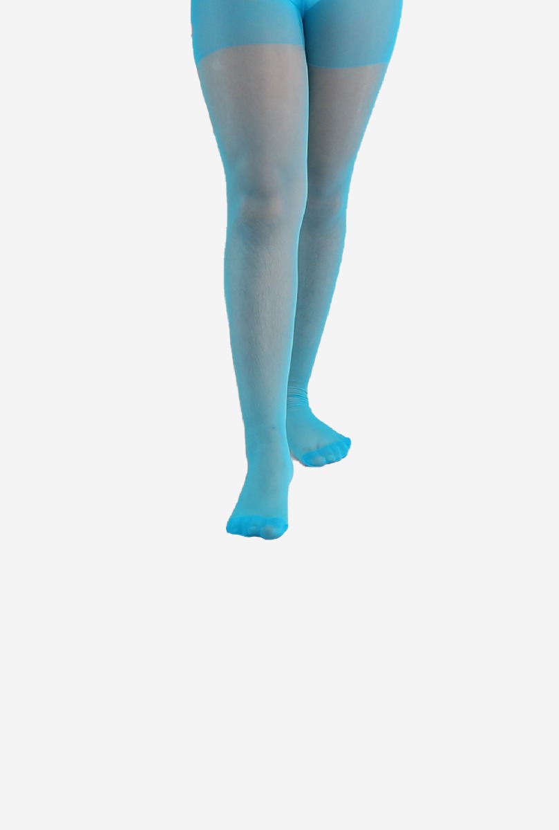 Girl"s 20 Denier Tight Turquoise