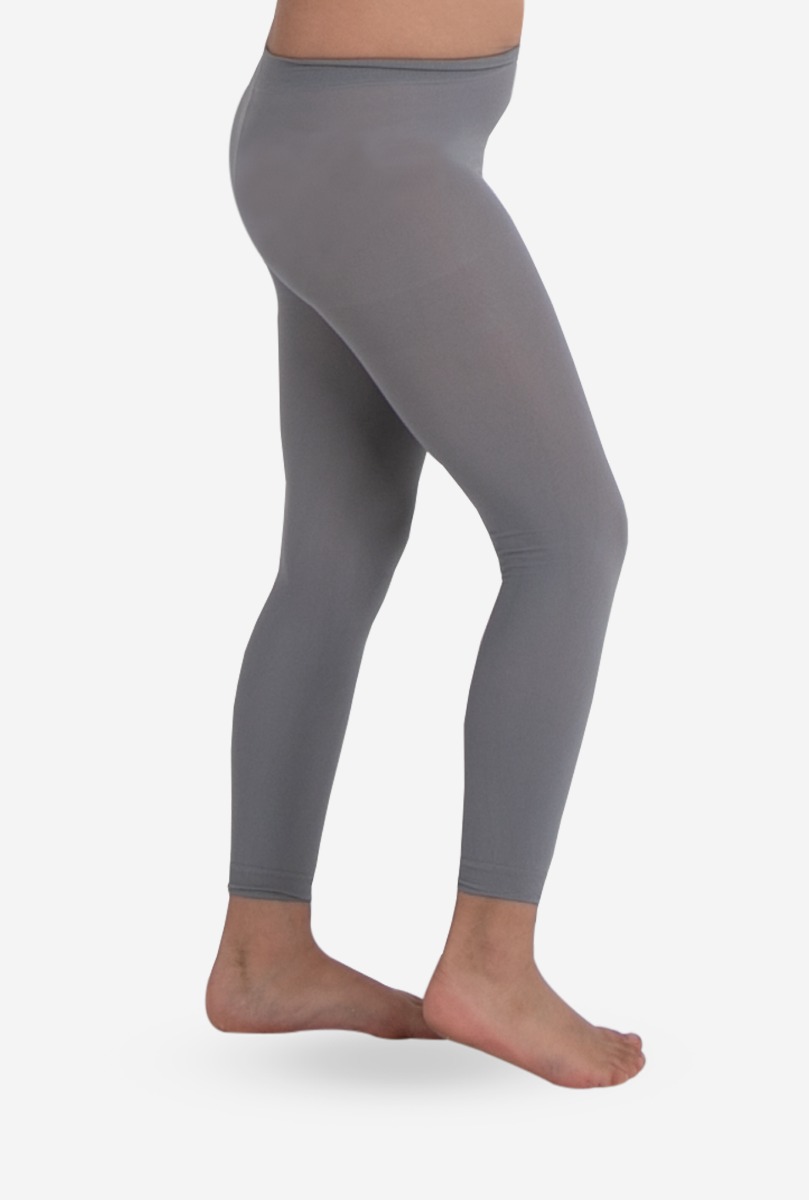 Girl"s 40 Denier Legging Gray