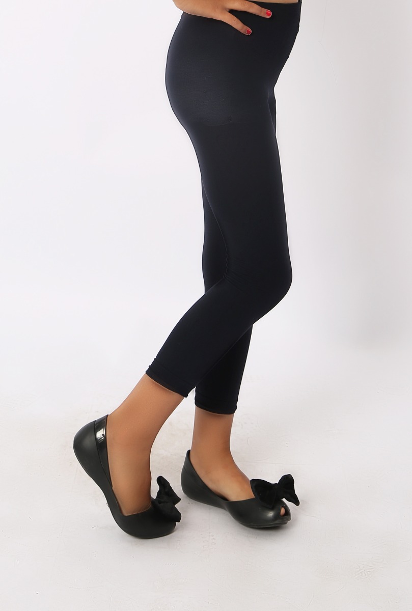 Girl"s 40 Denier Legging Navy