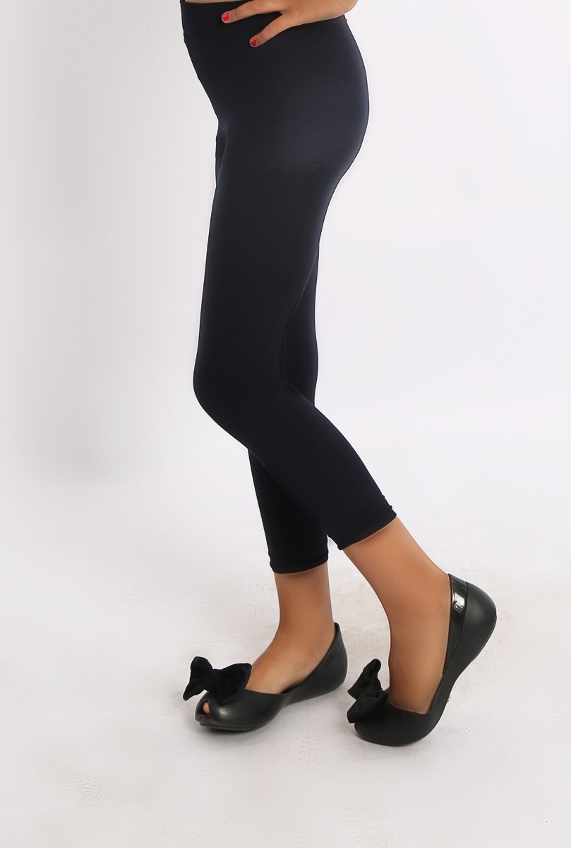 Girl"s 40 Denier Legging Navy