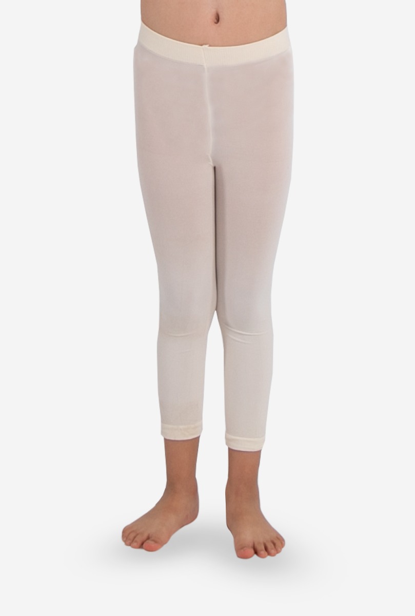 Girl"s 40 Denier Legging Sand