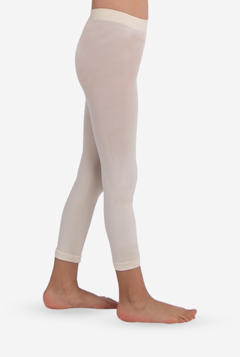 Girl"s 40 Denier Legging Sand