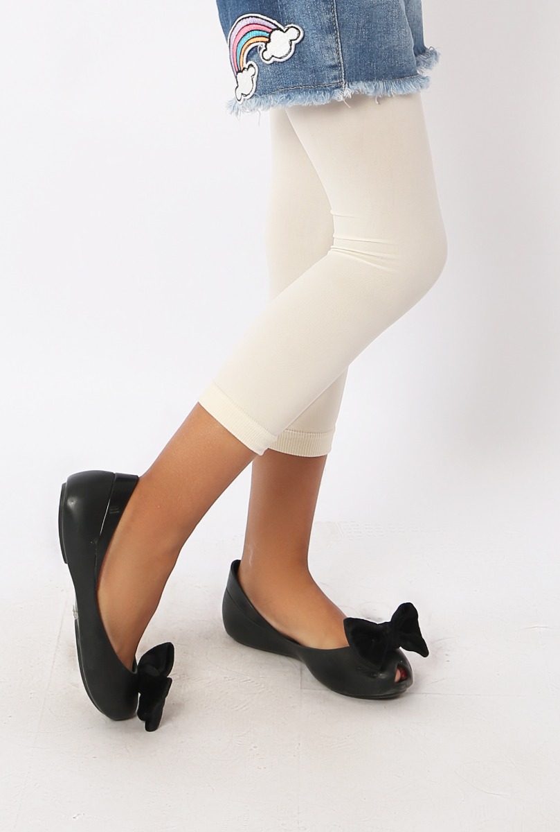 Girl"s 40 Denier Legging Sand