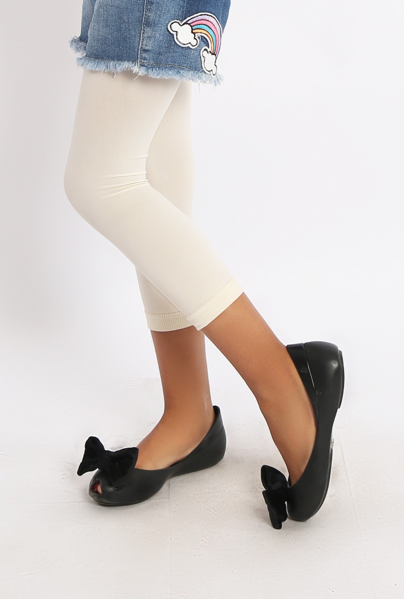 Girl"s 40 Denier Legging Sand