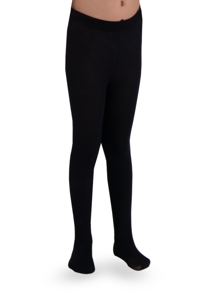 Girl"s 40 Denier Thick Tight Navy