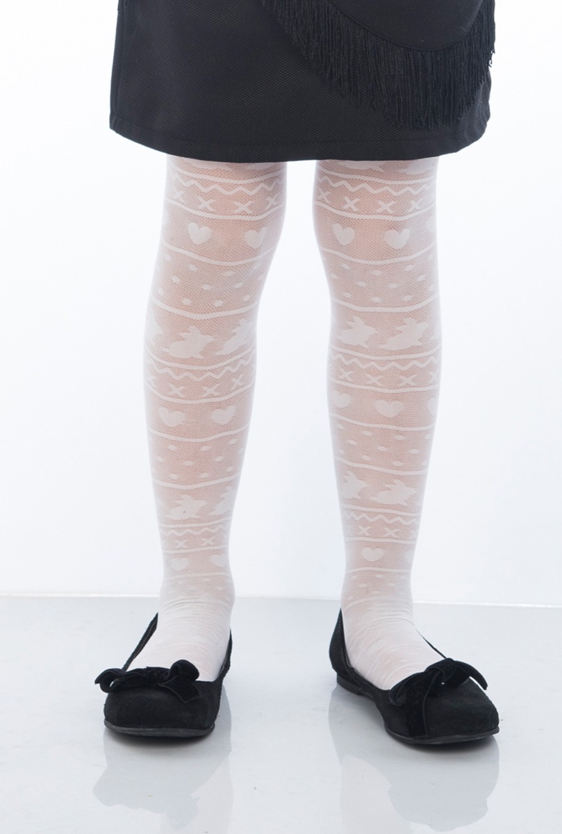 Girl"s Alice Tight White