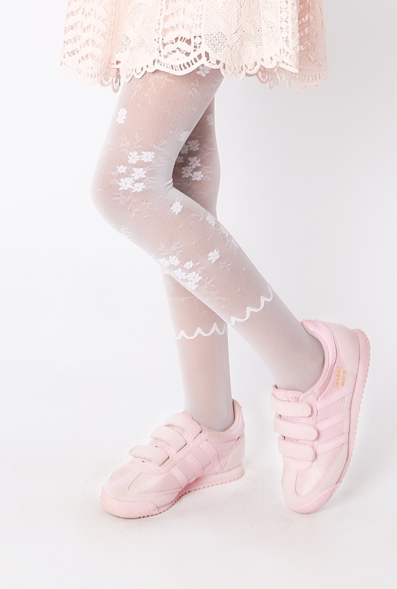 Girl"s Bouquet Tight White