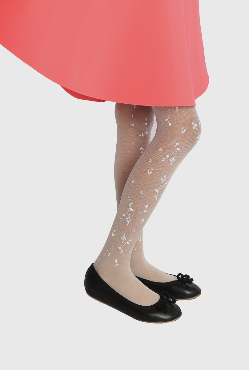 Girl"s Brode Tight Vanilia