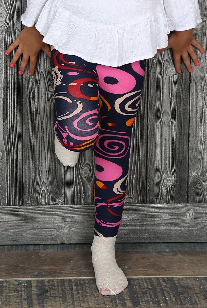 Girl"s Brushed Legging Fuchsia