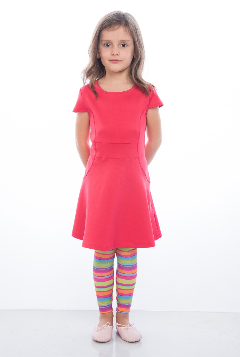 Girl"s Colorful  Striped Legging