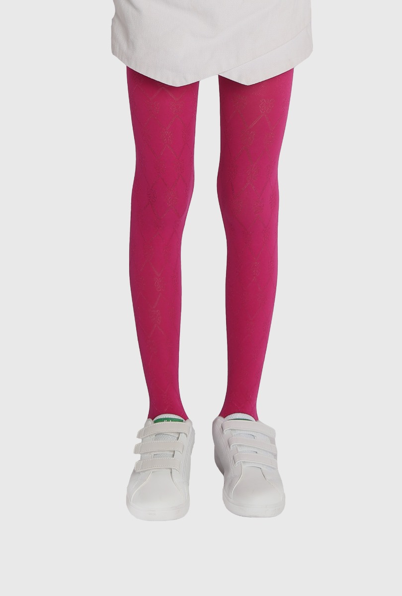 Girl"s Fabyan Tight Fuchsia