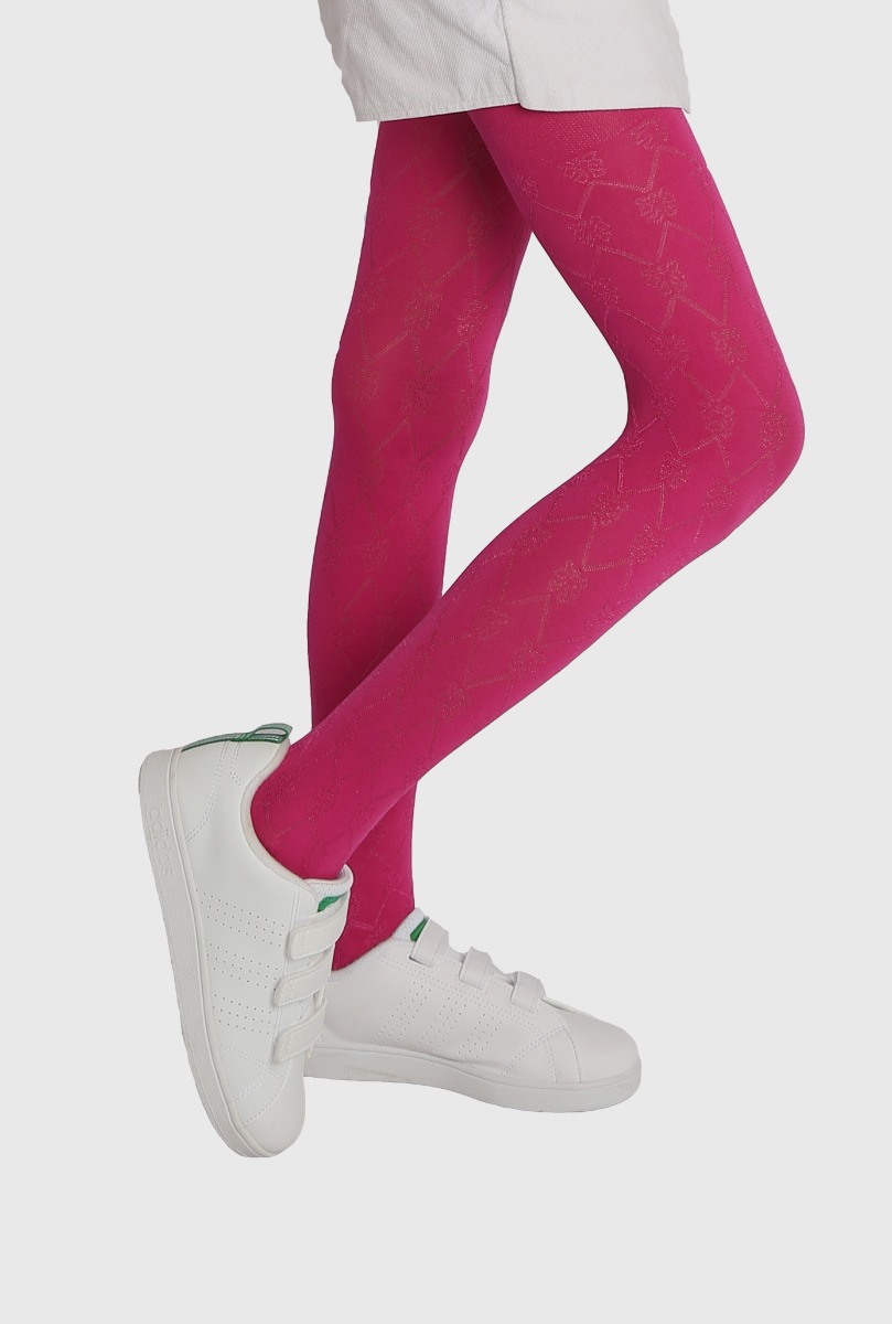 Girl"s Fabyan Tight Fuchsia