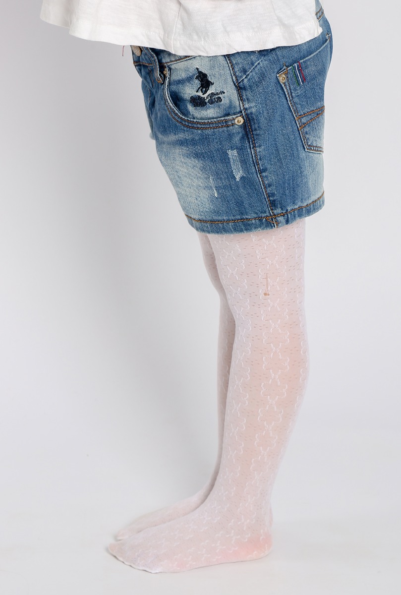 Girl"s Floral Tight Vanilia