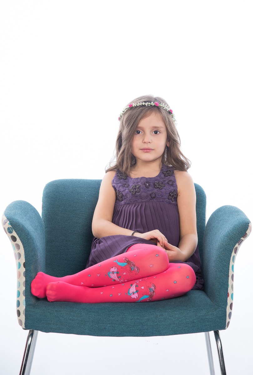 Girl"s Mermaid Tight L.Red