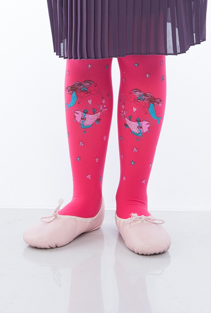 Girl"s Mermaid Tight L.Red