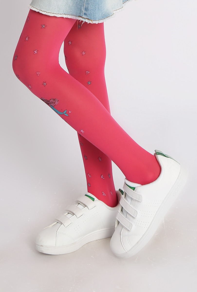 Girl"s Mermaid Tight L.Red