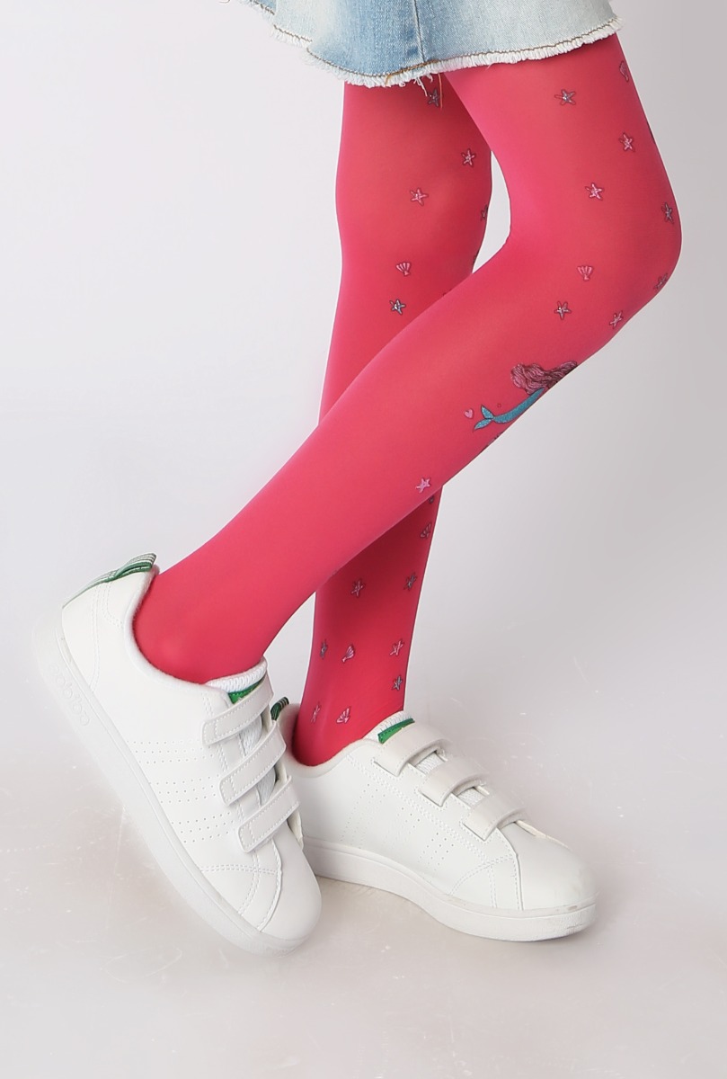 Girl"s Mermaid Tight L.Red