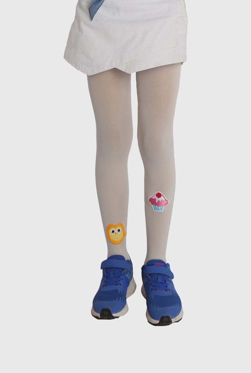 Girl"s Owl & Cap Cake Tight Vanillia