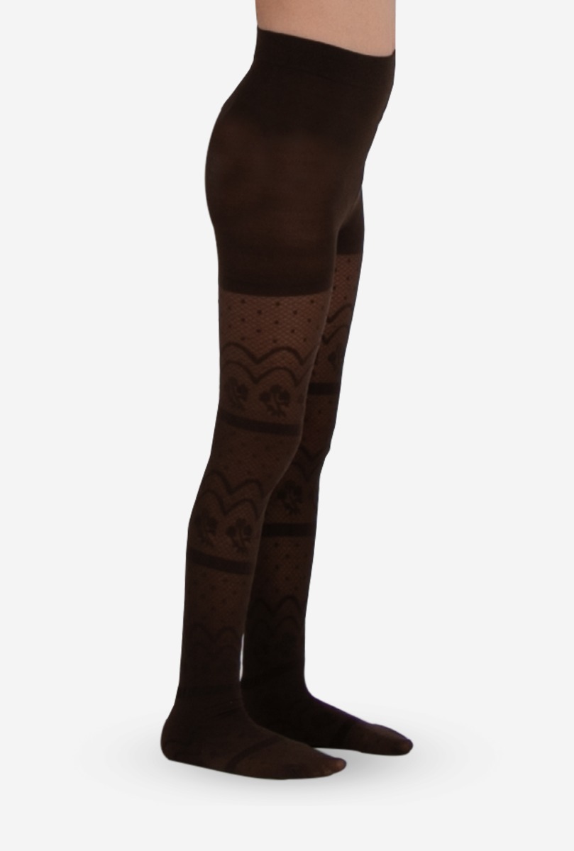 Girl"s Petunya Tight D.Brown