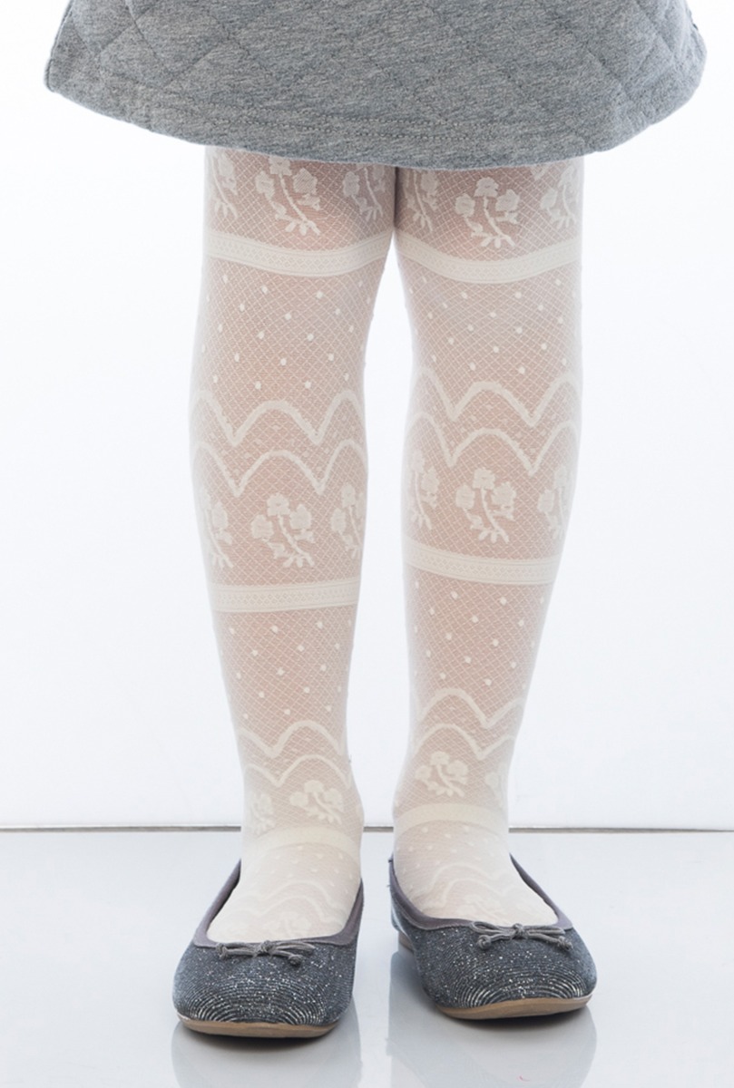 Girl"s Petunya Tight Vanilia