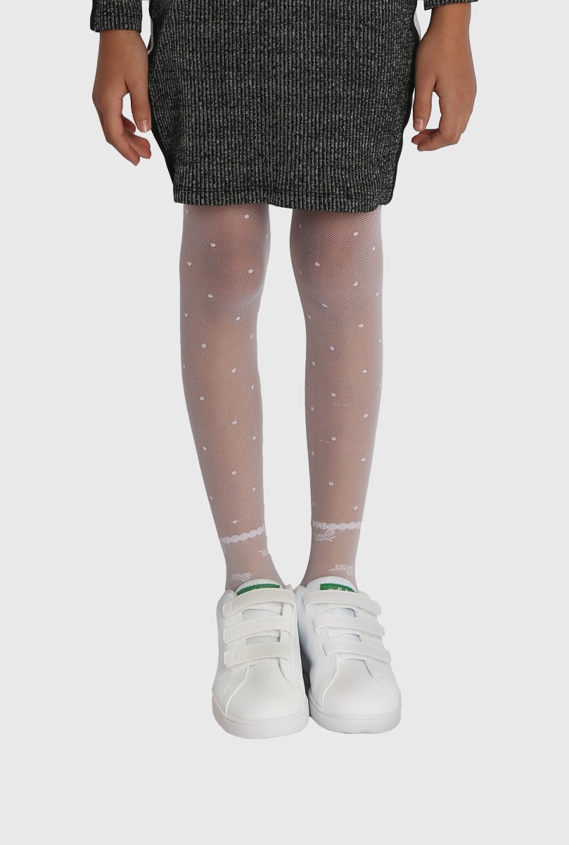 Girl"s Trimmed Tight Vanilla