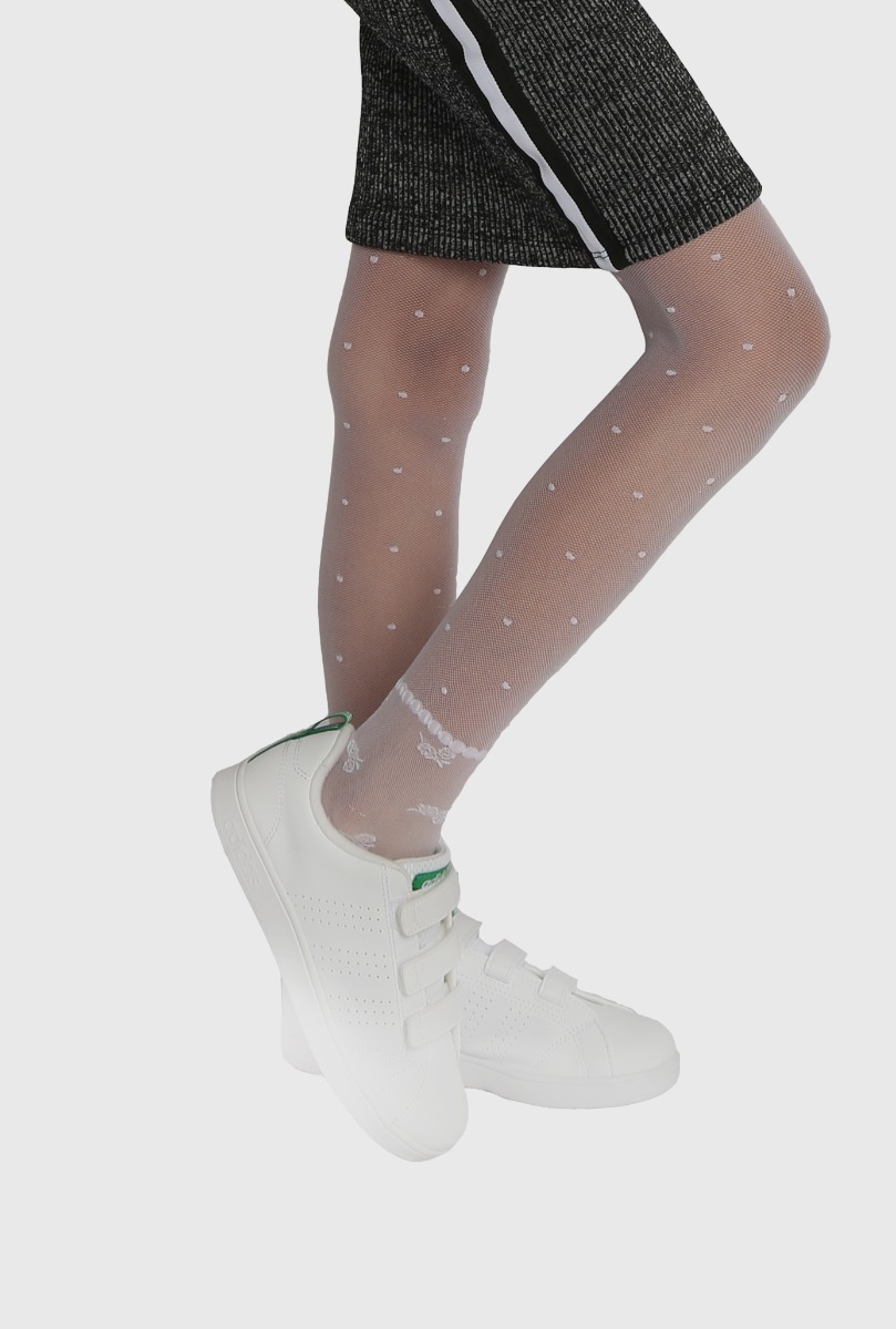 Girl"s Trimmed Tight Vanilla