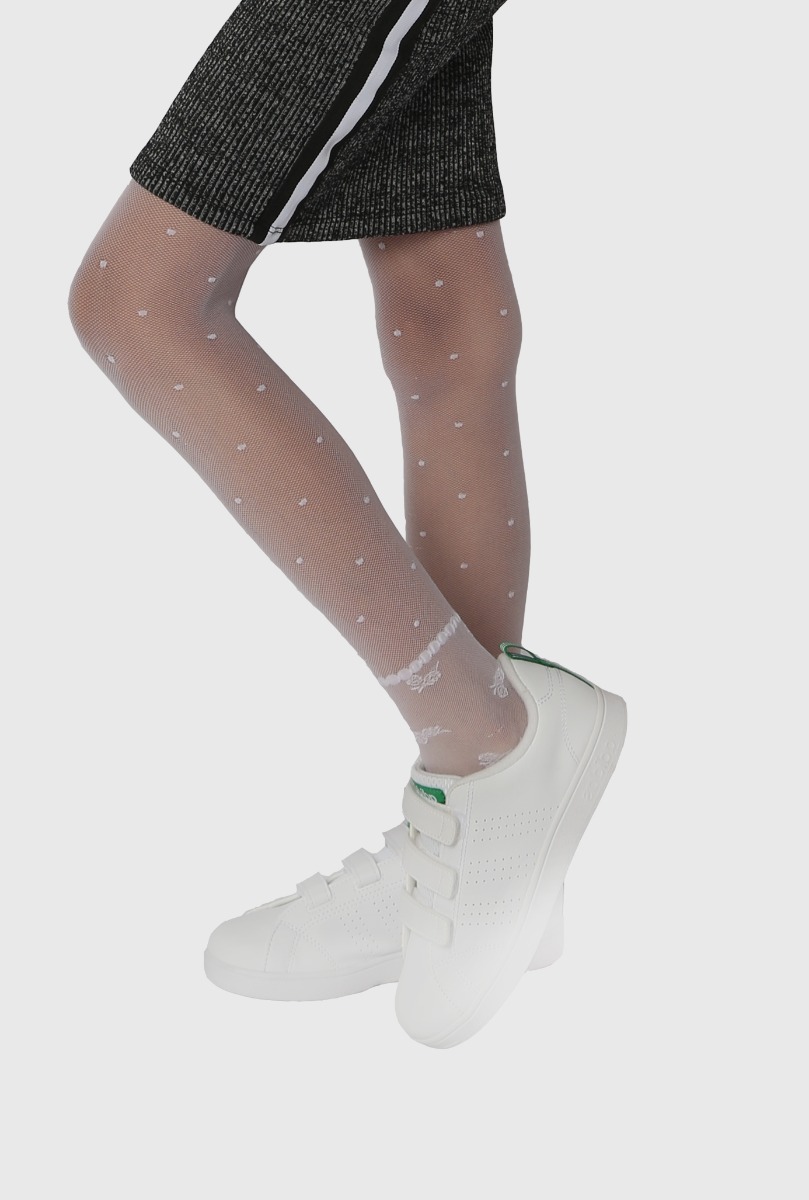 Girl"s Trimmed Tight Vanilla