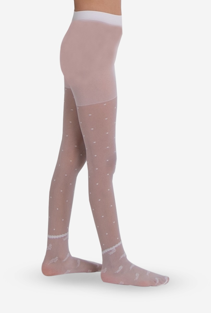 Girl"s Trimmed Tight Vanilla