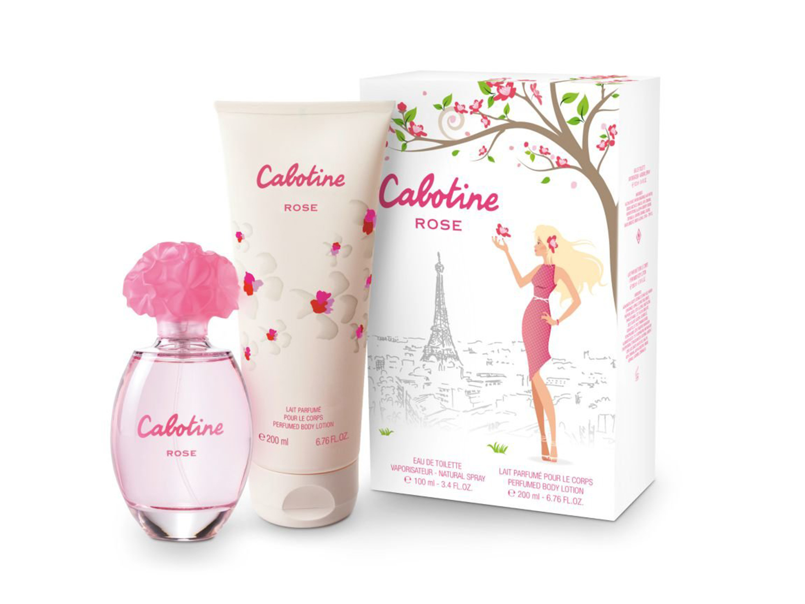 Gres Cabotine Rose Eau De Toilette  Set For Women