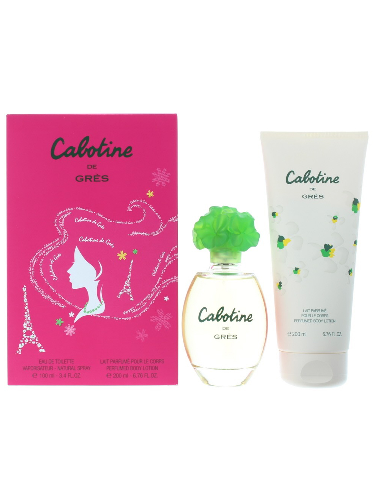 Gres Cabotine for Women Eau De Toilette  Travel Set