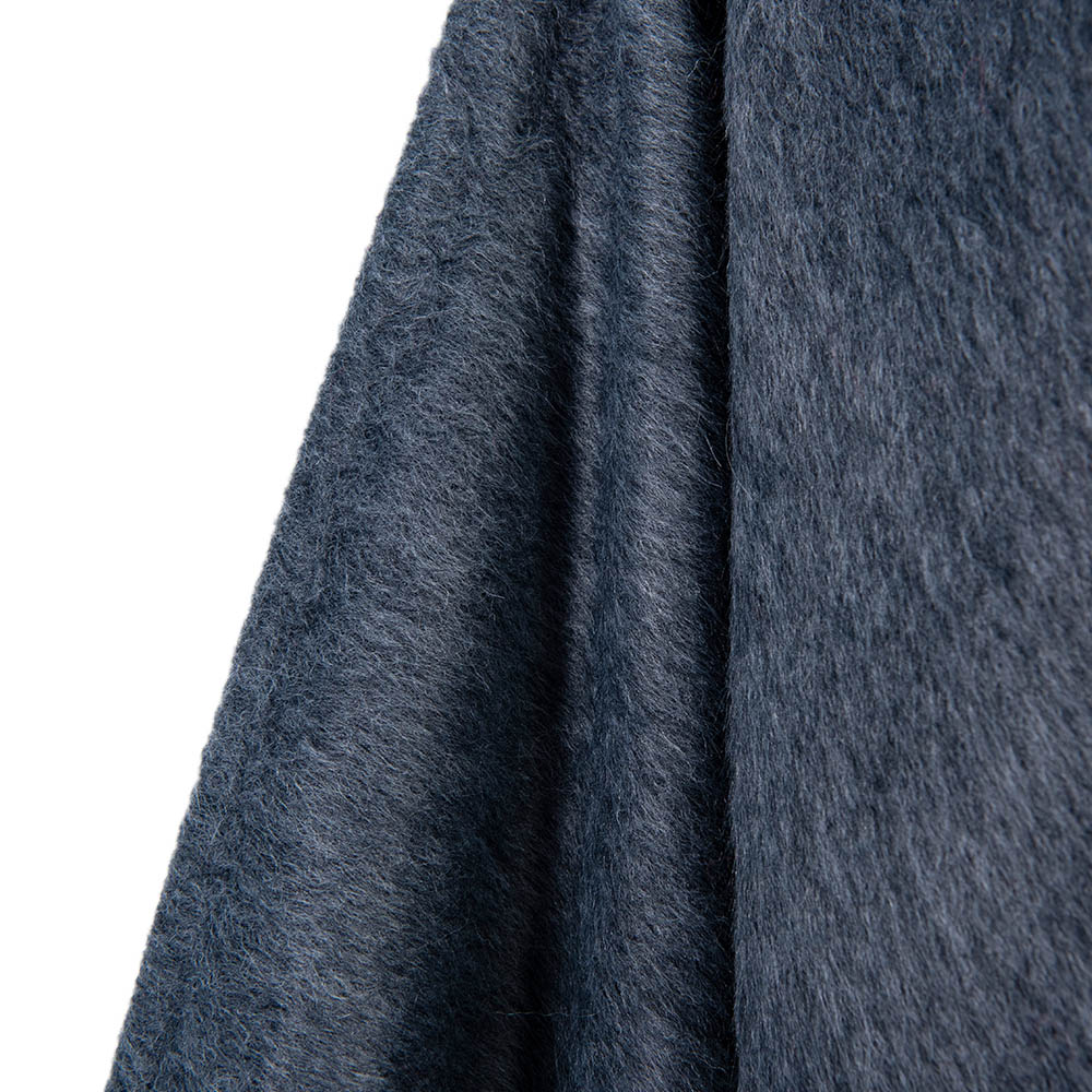 Grey poncho coat