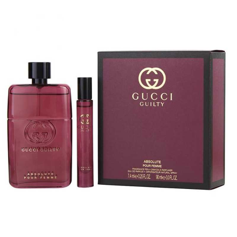 Gucci Guilty Absolute Pour Femme Eau De Parfum  Travel Set